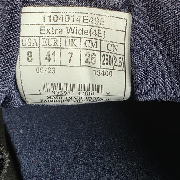 Brooks Beast GTS 23 Peacoat White Mens Navy Blue Size 8 2E Wide Running Shoes main image 4